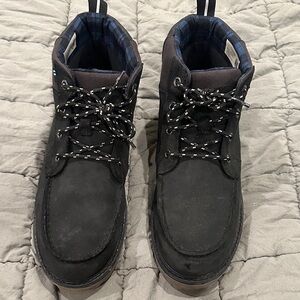 Toms Black Men's Lace-Up Boots